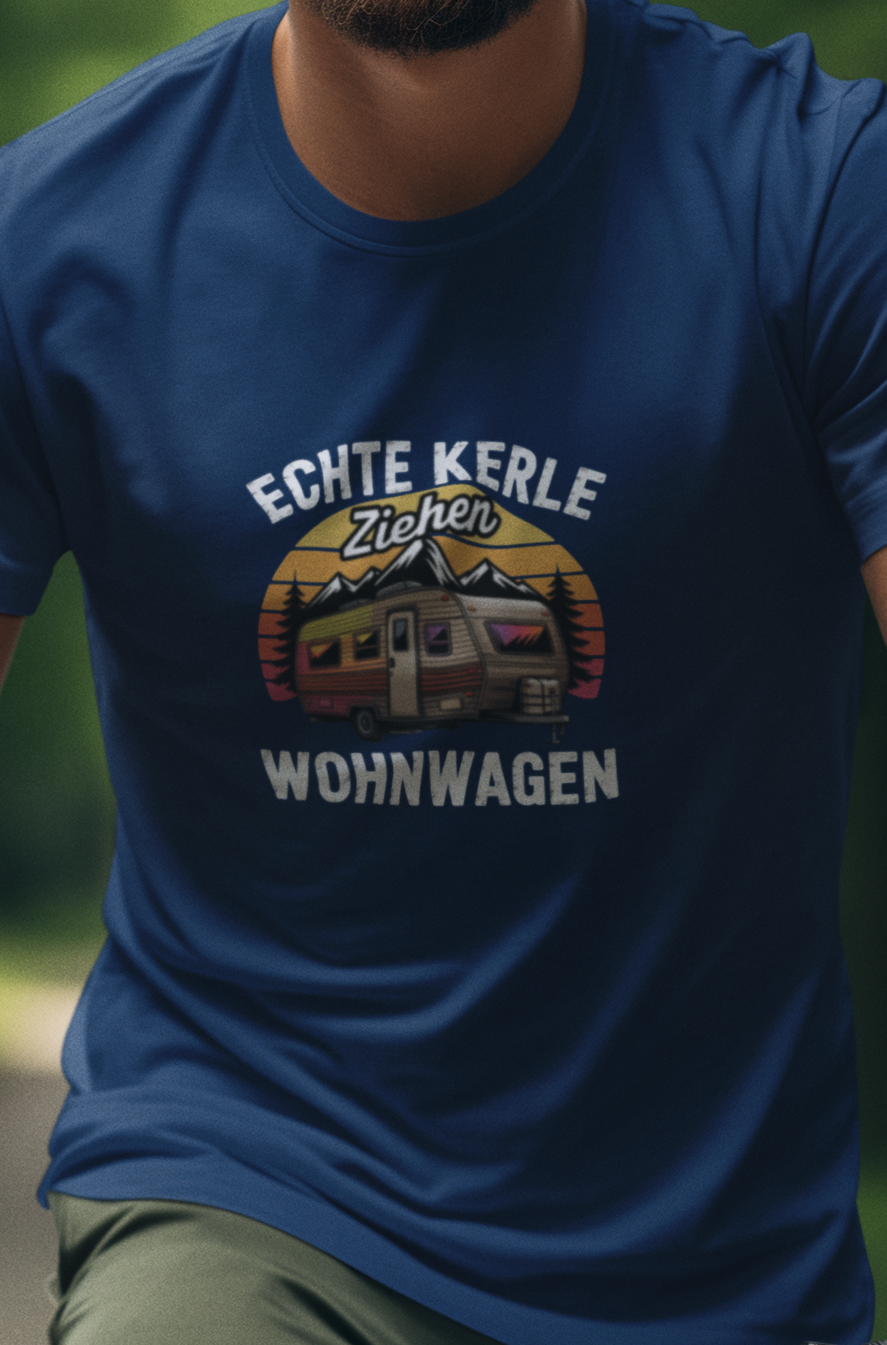 Echte Kerle ziehen Wohnwagen