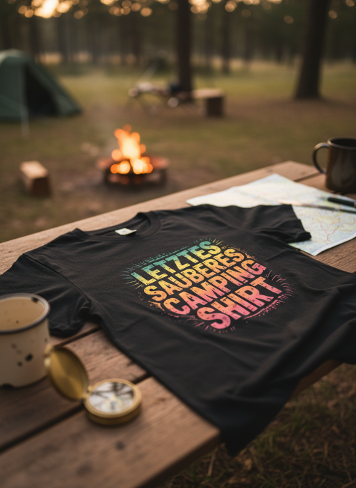 Letztes Sauberes Camping Shirt