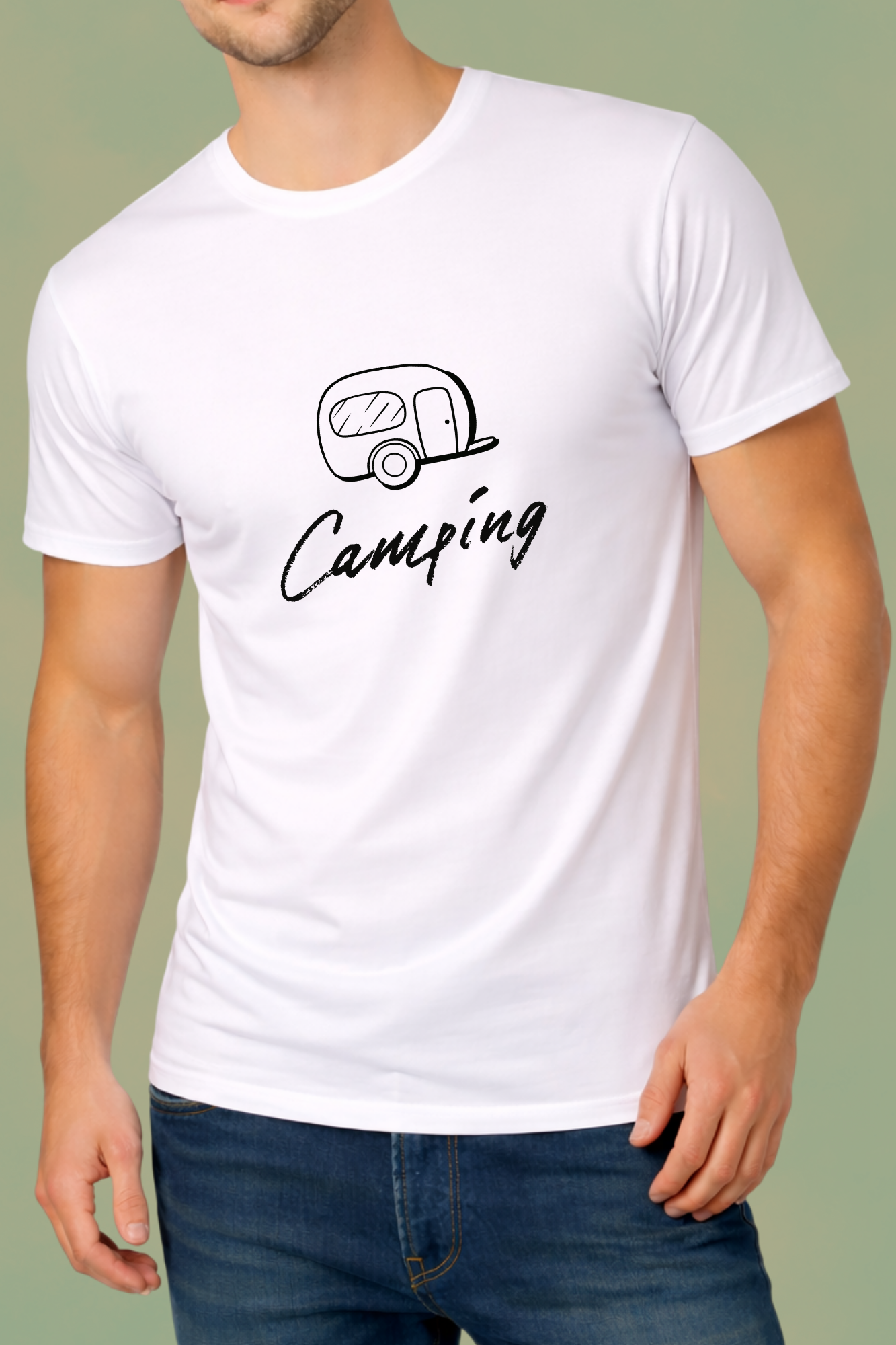 Camping mit Wohnwagen