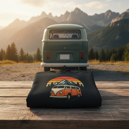Retro Vanlife Sunset