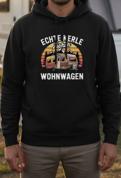 Echte Kerle ziehen Wohnwagen