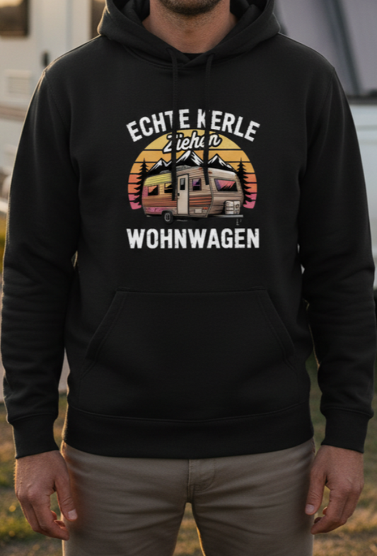Echte Kerle ziehen Wohnwagen