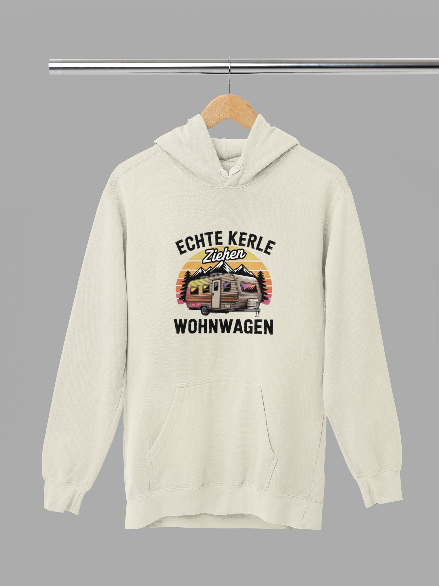 Echte Kerle ziehen Wohnwagen