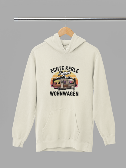 Echte Kerle ziehen Wohnwagen