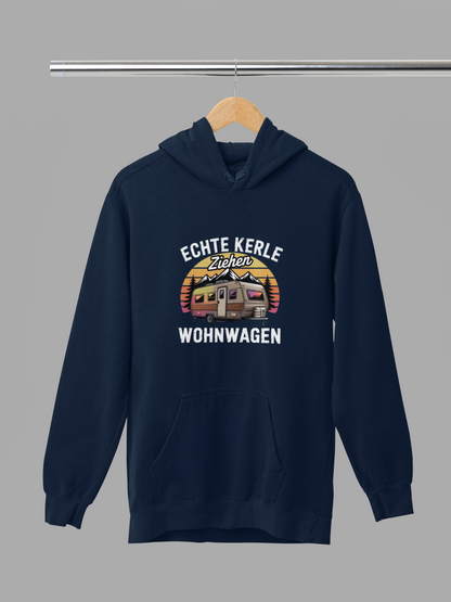 Echte Kerle ziehen Wohnwagen